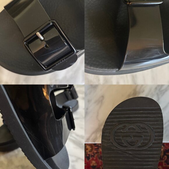 GUCCI Women's Sandal With Mini Double G | Size 37 = 7 US - Picture 16 of 16